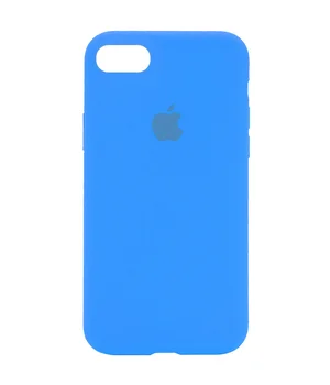 Чехол Silicone Case Full Protective (AA) для Apple iPhone 6/6s (4.7") Голубой / Blue