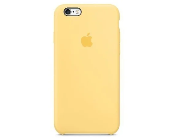 Чехол Silicone case (AAA) для Apple iPhone 6/6s (4.7") Желтый / Yellow