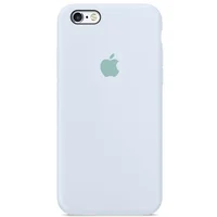 Чехол Silicone Case Full Protective (AA) для Apple iPhone 6/6s (4.7") Голубой / Cloud Blue