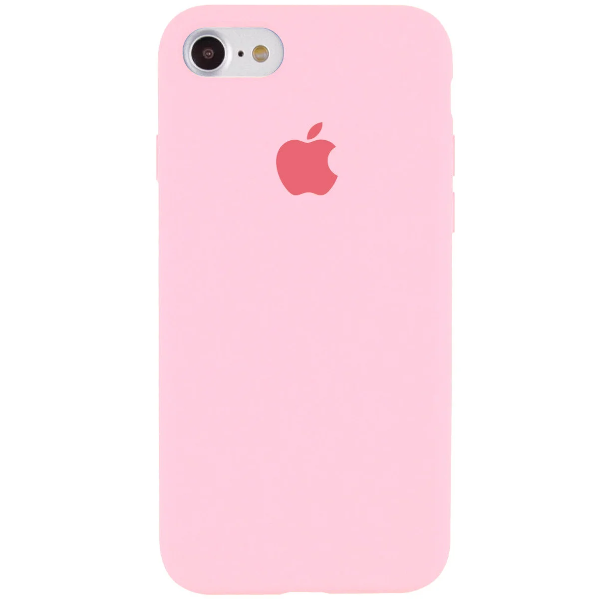 Чехол Silicone Case Full Protective (AA) для Apple iPhone 6/6s (4.7") Розовый / Light pink