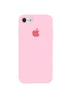 Чохол Silicone Case Full Protective (AA) для Apple iPhone 6 / 6s (4.7 ") Рожевий / Light pink