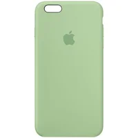 Чехол Silicone Case Full Protective (AA) для Apple iPhone 6/6s (4.7") Зеленый / Pistachio