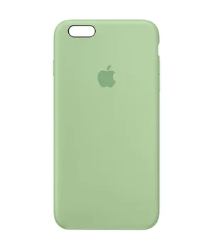 Чехол Silicone Case Full Protective (AA) для Apple iPhone 6/6s (4.7") Зеленый / Pistachio