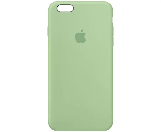 Чехол Silicone Case Full Protective (AA) для Apple iPhone 6/6s (4.7") Зеленый / Pistachio