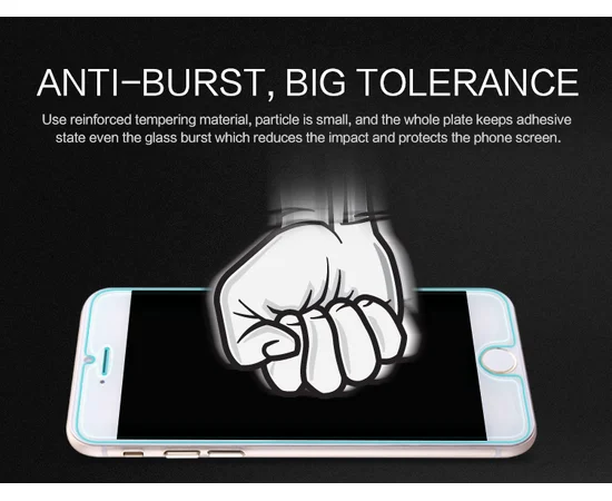 Защитное стекло Nillkin (H+) для Apple iPhone 6/6s (4.7") Прозрачный