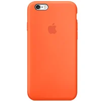 Чохол Silicone Case Full Protective (AA) для Apple iPhone 6/6s (4.7") Помаранчевий / Electric Orange