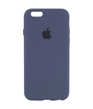 Чехол Silicone Case Full Protective (AA) для Apple iPhone 6/6s (4.7") Темный Синий / Midnight Blue