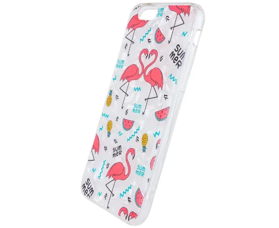 Накладка Glue Case Фламинго для Apple iPhone 6/6s (4.7") Белый