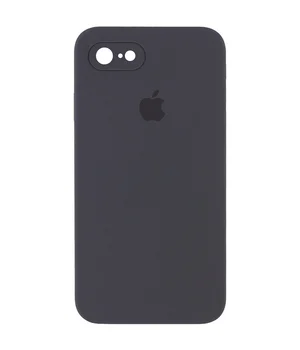 Чехол Silicone Case Square Full Camera Protective (AA) для Apple iPhone 6/6s (4.7") Серый / Dark Gray