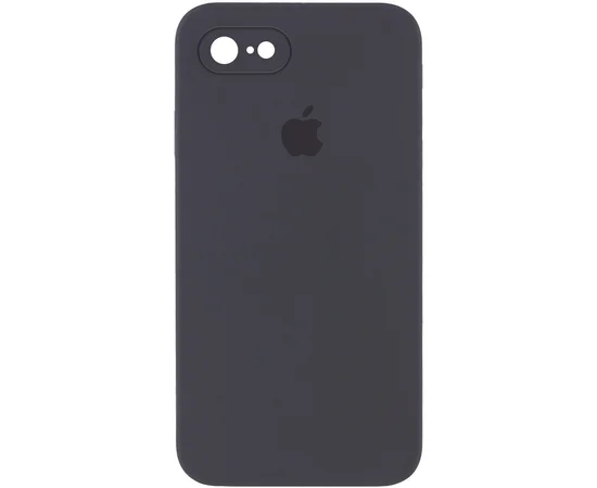 Чехол Silicone Case Square Full Camera Protective (AA) для Apple iPhone 6/6s (4.7") Серый / Dark Gray