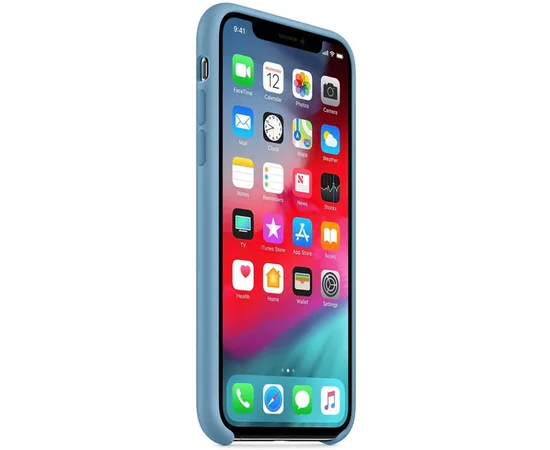 Чехол Silicone Case (AA) для Apple iPhone 6/6s (4.7") Голубой / Cornflower