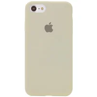 Чехол Silicone Case Full Protective (AA) для Apple iPhone 6/6s (4.7") Бежевый / Antigue White