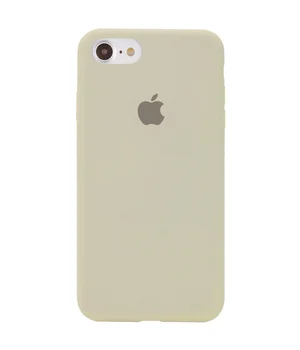 Чехол Silicone Case Full Protective (AA) для Apple iPhone 6/6s (4.7") Бежевый / Antigue White