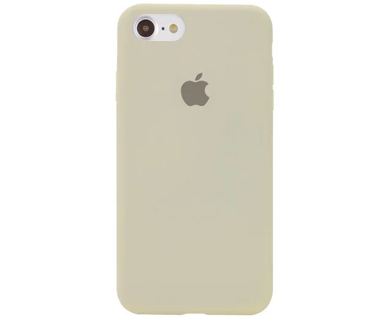 Чехол Silicone Case Full Protective (AA) для Apple iPhone 6/6s (4.7") Бежевый / Antigue White