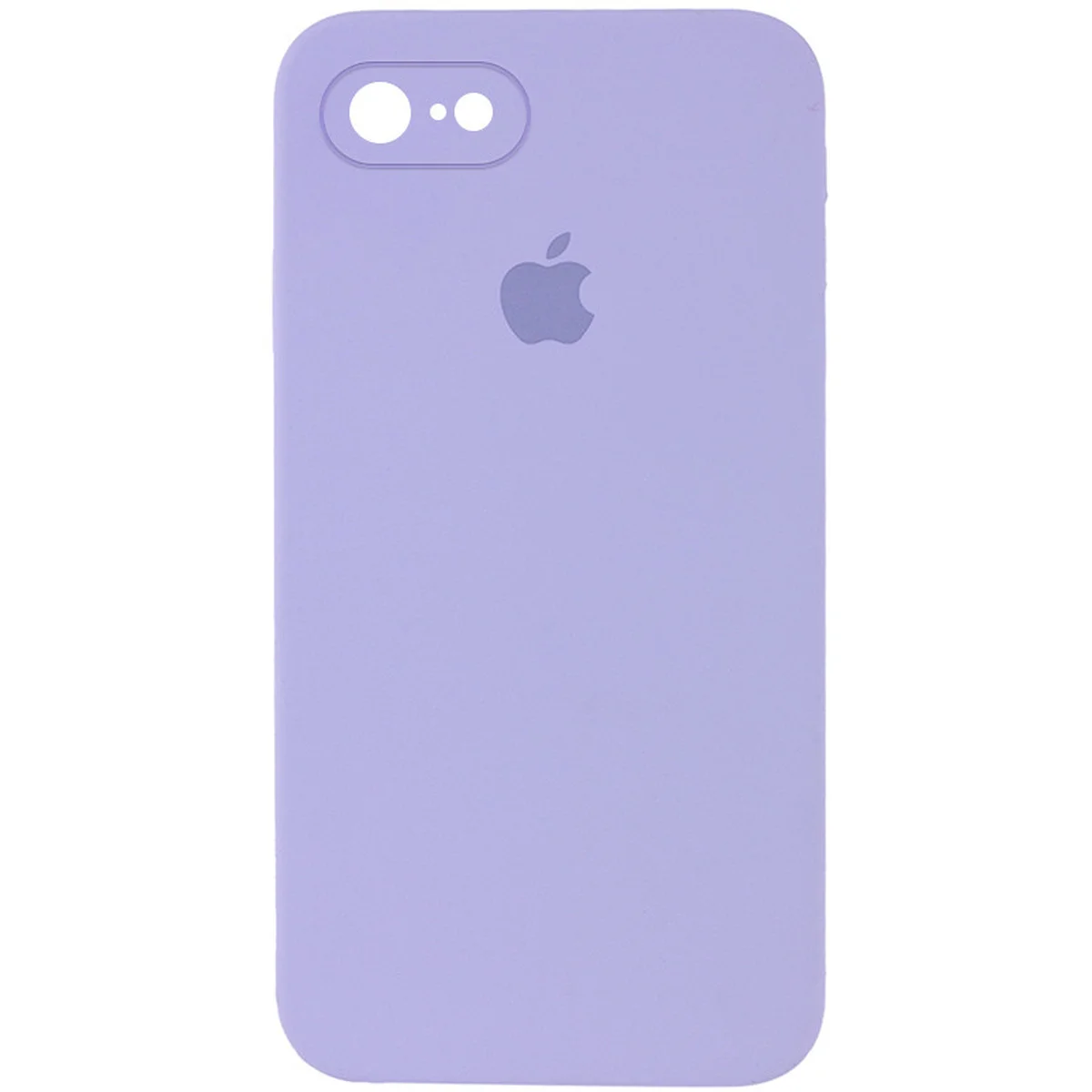 Чехол Silicone Case Square Full Camera Protective (AA) для Apple iPhone 6/6s (4.7") Сиреневый / Dasheen