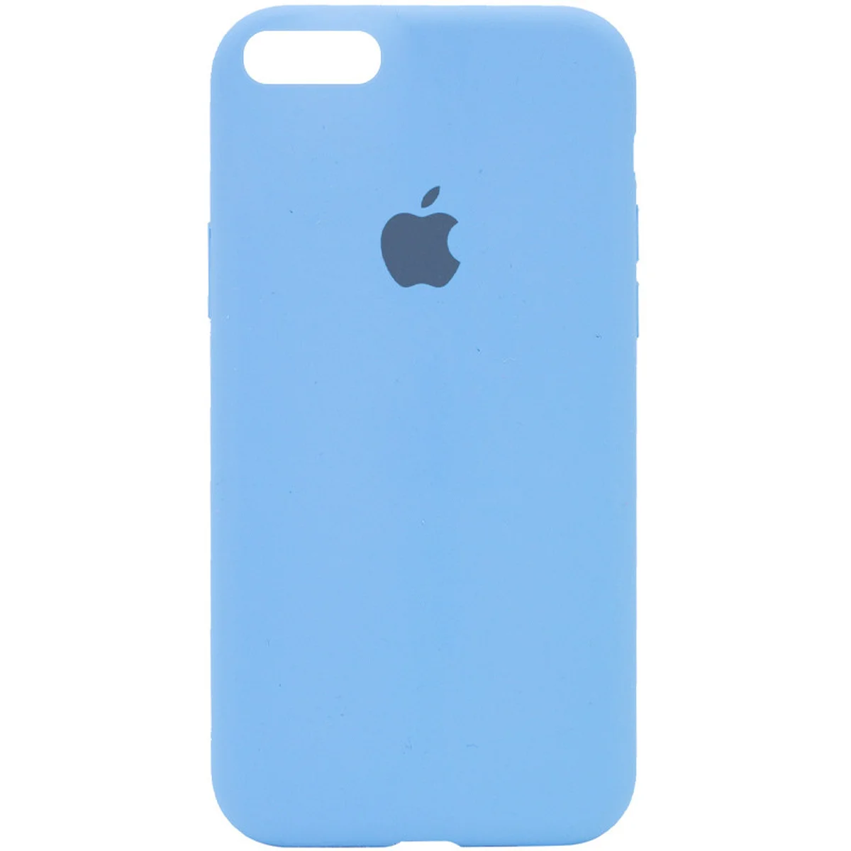 Чохол Silicone Case Full Protective (AA) для Apple iPhone 6 / 6s (4.7 ") Блакитний / Cornflower