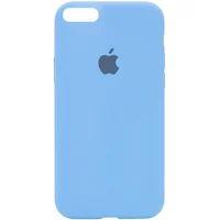Чохол Silicone Case Full Protective (AA) для Apple iPhone 6 / 6s (4.7 ") Блакитний / Cornflower