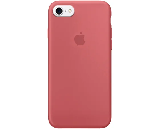 Чехол Silicone Case Full Protective (AA) для Apple iPhone 6/6s (4.7") Красный / Camellia