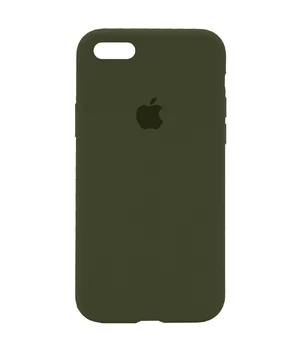 Чехол Silicone Case Full Protective (AA) для Apple iPhone 6/6s (4.7") Зеленый / Dark Olive