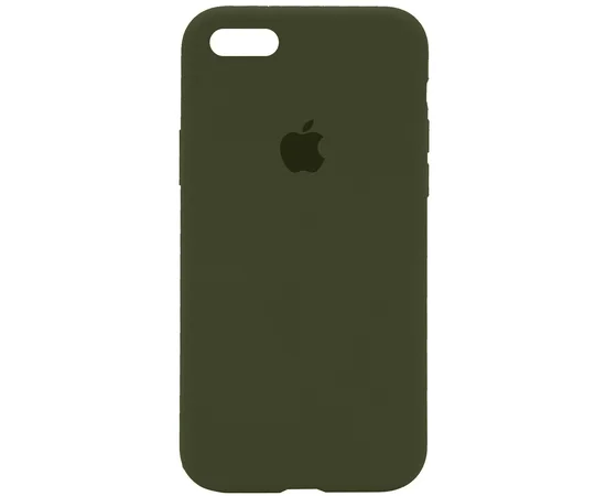 Чохол Silicone Case Full Protective (AA) для Apple iPhone 6 / 6s (4.7 ") Зелений / Dark Olive