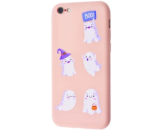 TPU чехол WAVE Fancy для Apple iPhone 6/6s (4.7") Ghosts / Pink sand