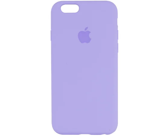 Чохол Silicone Case Full Protective (AA) для Apple iPhone 6 / 6s (4.7 ") Бузковий / Dasheen