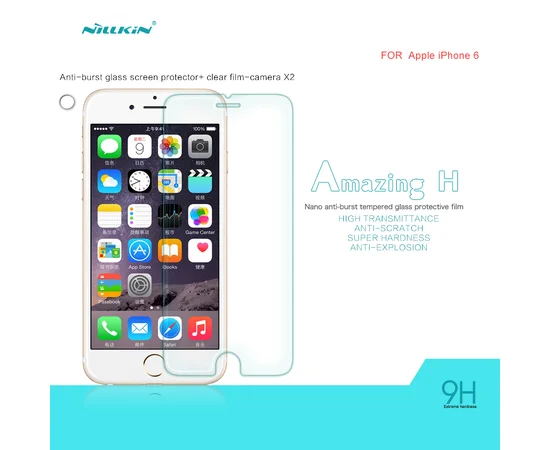 Защитное стекло Nillkin (H) для Apple iPhone 6/6s (4.7") Прозрачное