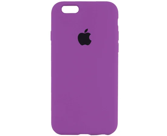 Чехол Silicone Case Full Protective (AA) для Apple iPhone 6/6s (4.7") Фиолетовый / Grape