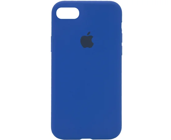 Чехол Silicone Case Full Protective (AA) для Apple iPhone 6/6s (4.7") Синий / Royal blue