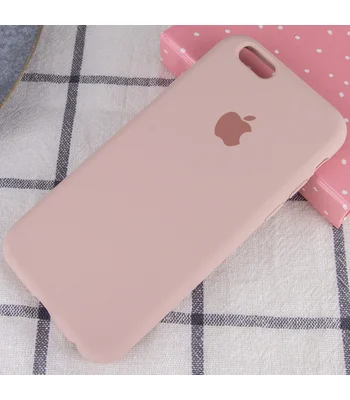 Чохол Silicone Case Full Protective (AA) для Apple iPhone 6 / 6s (4.7 ") Рожевий / Pink Sand