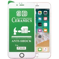 Захисна плівка Ceramics 9D для Apple iPhone 6 / 6s (4.7 ") Білий