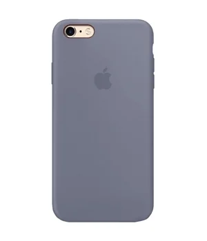 Чехол Silicone Case Full Protective (AA) для Apple iPhone 6/6s (4.7") Серый / Lavender Gray