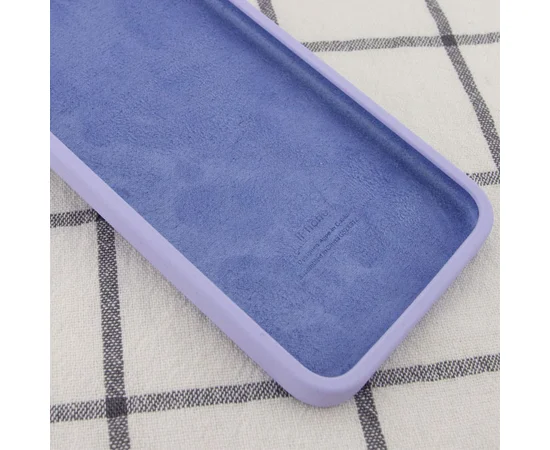 Чехол Silicone Case Square Full Camera Protective (AA) для Apple iPhone 6/6s (4.7") Сиреневый / Dasheen