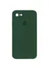 Чехол Silicone Case Square Full Camera Protective (AA) для Apple iPhone 6/6s (4.7") Зеленый / Cyprus Green