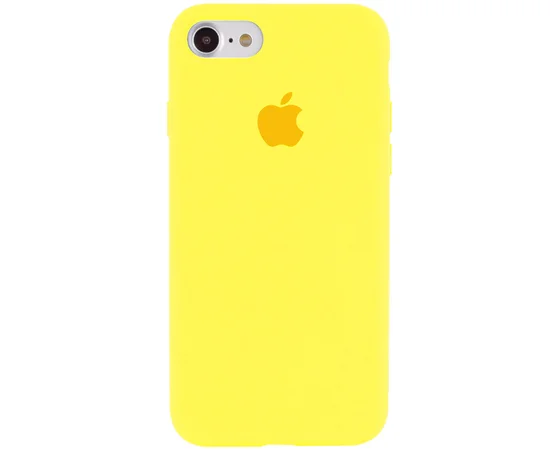 Чохол Silicone Case Full Protective (AA) для Apple iPhone 6 / 6s (4.7 ") Жовтий / Yellow