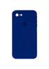 Чехол Silicone Case Square Full Camera Protective (AA) для Apple iPhone 6/6s (4.7") Синий / Deep navy
