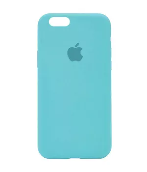 Чохол Silicone Case Full Protective (AA) для Apple iPhone 6 / 6s (4.7 ") Бірюзовий / Marine Green