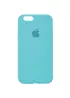 Чехол Silicone Case Full Protective (AA) для Apple iPhone 6/6s (4.7") Бирюзовый / Marine Green