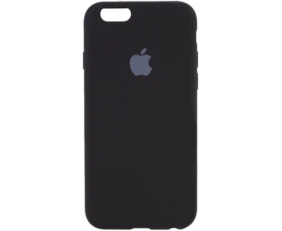 Чехол Silicone Case Full Protective (AA) для Apple iPhone 6/6s (4.7") Черный / Black