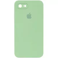 Чохол Silicone Case Square Full Camera Protective (AA) для Apple iPhone 6 / 6s (4.7 ") М'ятний / Mint