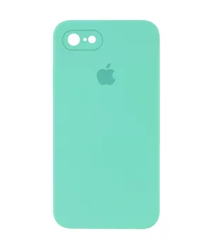 Чохол Silicone Case Square Full Camera Protective (AA) Apple iPhone 6/6s (4.7") Бірюзовий / Turquoise