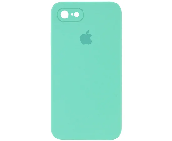 Чохол Silicone Case Square Full Camera Protective (AA) Apple iPhone 6/6s (4.7") Бірюзовий / Turquoise