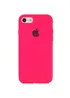 Чехол Silicone Case Full Protective (AA) для Apple iPhone 6/6s (4.7") Розовый / Barbie pink