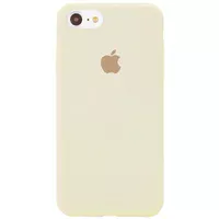 Чехол Silicone Case Full Protective (AA) для Apple iPhone 6/6s (4.7") Бежевый / Creamy White