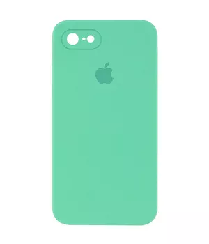 Чохол Silicone Case Square Full Camera Protective (AA) для Apple iPhone 6 / 6s (4.7 ") Зелений / Spearmint