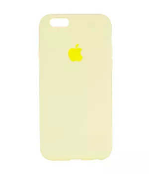 Чохол Silicone Case Full Protective (AA) для Apple iPhone 6 / 6s (4.7 ") Жовтий / Mellow Yellow