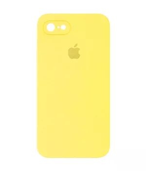 Чохол Silicone Case Square Full Camera Protective (AA) Apple iPhone 6/6s (4.7") Жовтий / Yellow