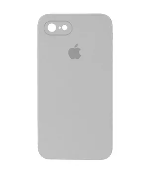 Чехол Silicone Case Square Full Camera Protective (AA) для Apple iPhone 6/6s (4.7") Серый / Light Grey