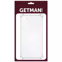 TPU чохол GETMAN Ease logo посилені кути для Apple iPhone 6/6s (4.7") Безбарвний (прозорий)