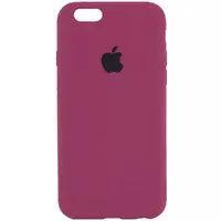 Чехол Silicone Case Full Protective (AA) для Apple iPhone 6/6s (4.7") Красный / Rose Red